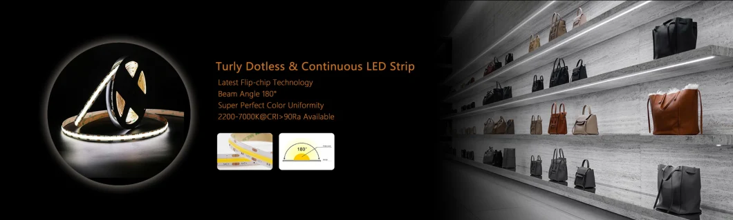 Wholesale 576chips Dual White CCT Changeable COB LED Strip