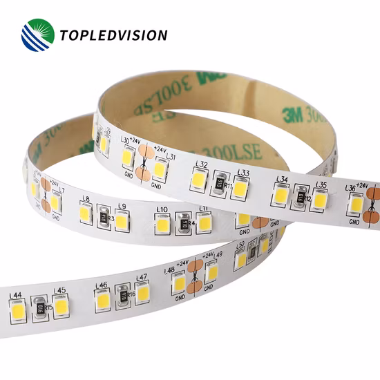 Flexibler LED-Lichtstreifen SMD2835 mit hoher Helligkeit, 120 LEDs/M, mit TÜV/CE IEC/En62471