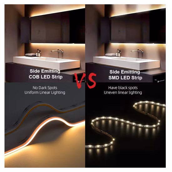 Flexible IP68 COB-LED-Streifen für Innen- und Außendekoration