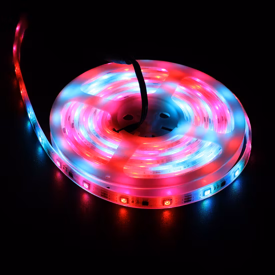 RGB-Streifen, flexible Fernbedienung, WiFi, 12 V, intelligente LED-Pixel-Streifenlichter