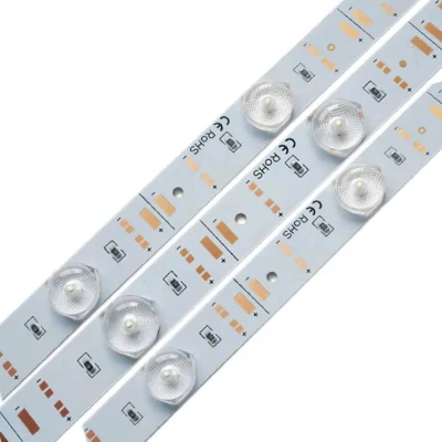 Superhelle LED-Hintergrundbeleuchtung, Linsenstreuung, Reflexion, 12 V, 24 V, 3030 LED-Streifen, starre Leiste