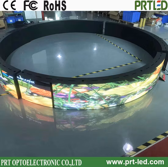 P1.8 P2.5 P3 P4 Indoor Vollfarb-SMD Flexibler kreativer LED-Panel-Bildschirm Soft-LED-Modul Digital Signage LED-Anzeigemodul