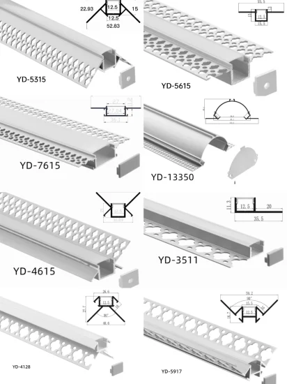 Trimless Aluminium-LED-Profil Sky Linear Lighting Profile 91,69*51